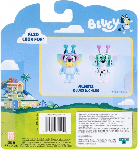 Figurice Bluey dvostruko pakiranje Baby Bluey i Chloe