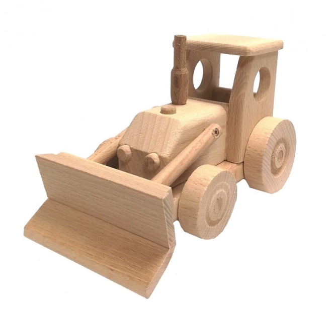 Drveni traktor s nožem