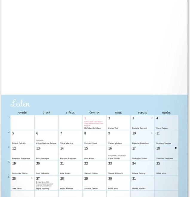 Kreativni obiteljski kalendar 2026