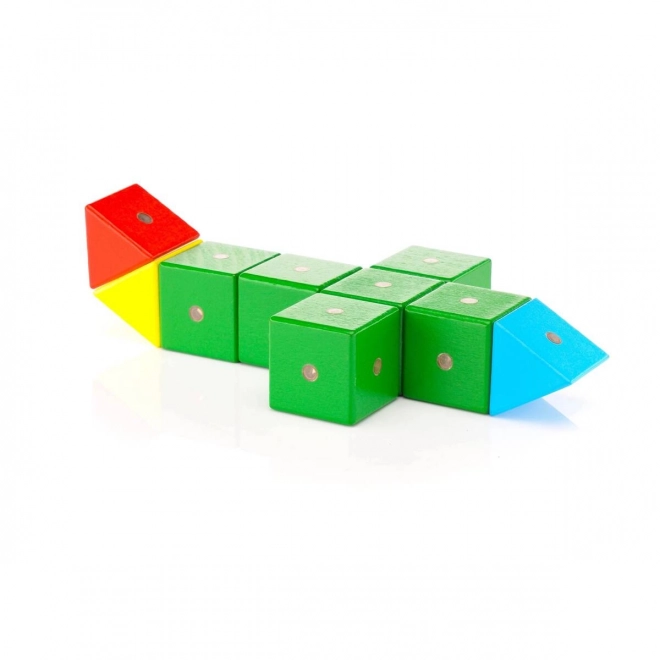 Drvene magnetičke kocke WABI 40 komada
