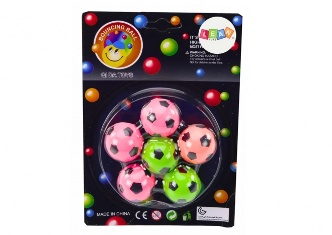 Set nogometnih gumenih loptica 6 kom