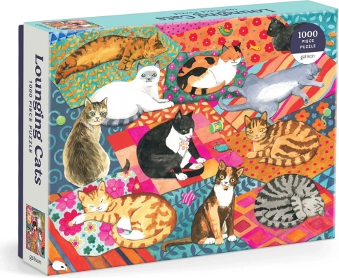 Galison puzzle Ljenčarije mačaka 1000 dijelova