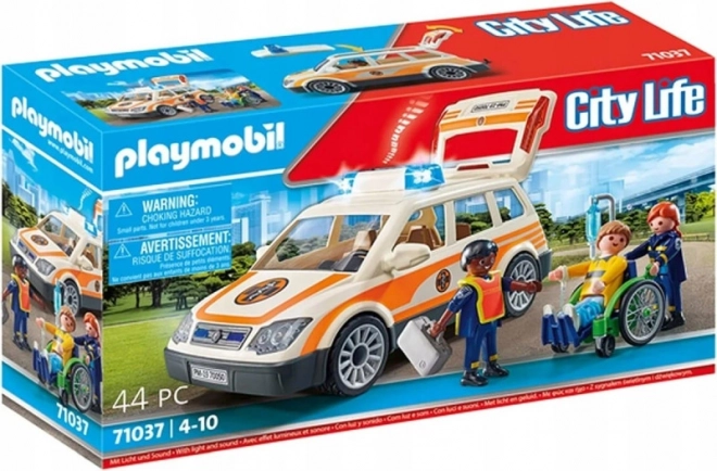 City Life vozilo hitne pomoći s figuricama te svjetlom i zvukom