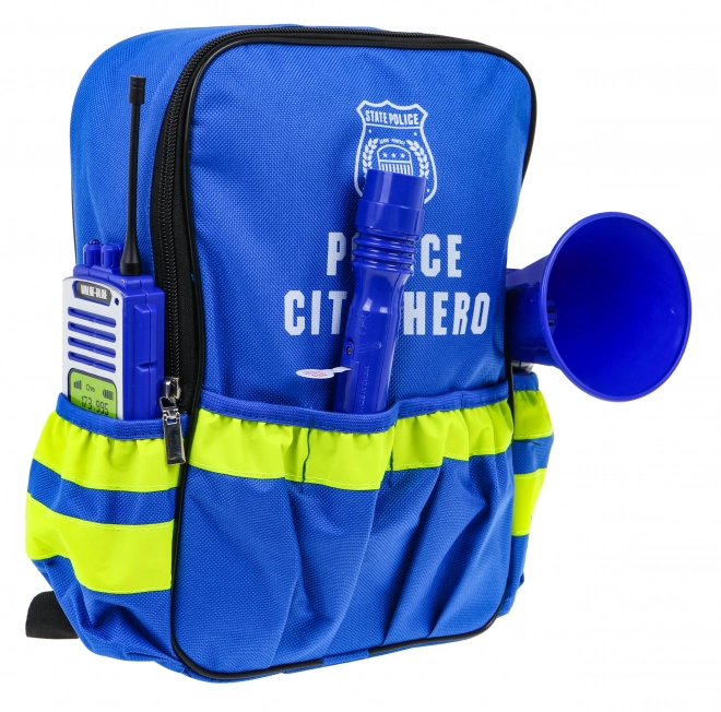 Oprema za malog policajca u ruksaku - policijski set