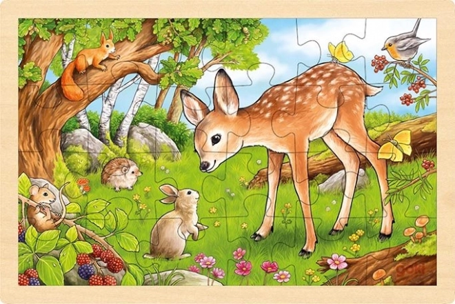 Drvene puzzle Jelencić 24 dijelova
