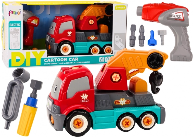 Crtež kamion s dizalicom DIY