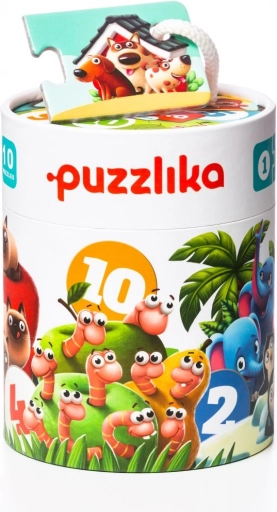 Puzzlika prijatelji – moje prve brojčane puzzle 1–10, 20 dijelova