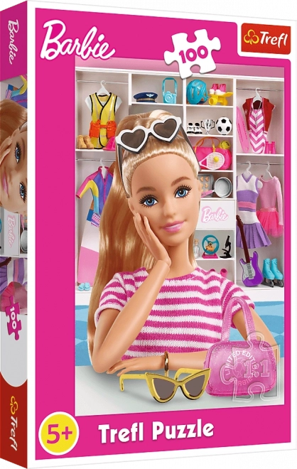Puzzle 100 komada Upoznaj Barbie