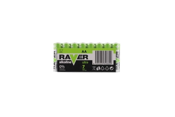 Baterije RAVER LR6/AA 1,5 V alkalne ultra 8 kom u foliji