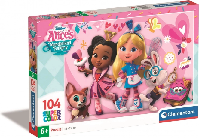 Puzzle Alenina pekarnica u zemlji čudesa 104 dijela CLEMENTONI