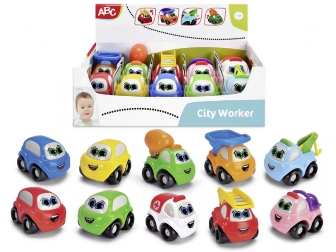 ABC Gradski radnik auto 7 cm - 1 kom