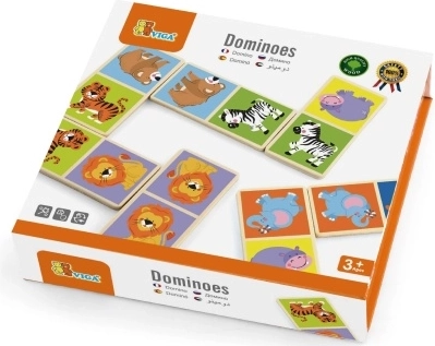 Drveno domino sa životinjama