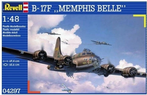 Plastični model zrakoplova B-17F Memphis Belle