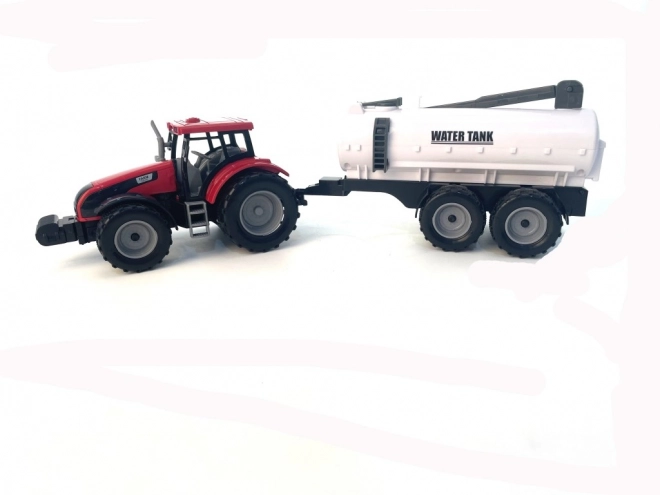 Traktor s pogonom na zamašnjak s prikolicom