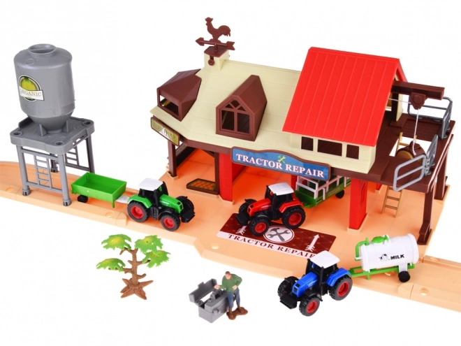 Mega velika farma s traktorima i životinjama