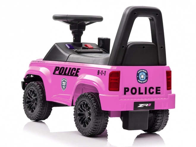 Dječja guralica Policija ružičasta