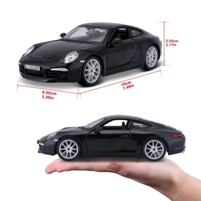Model automobila Porsche 911 Carrera S crni