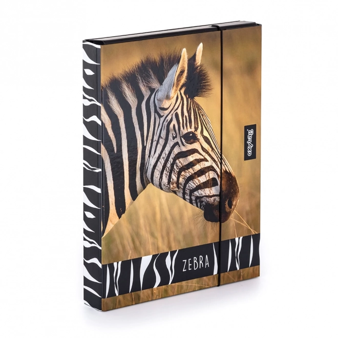 Kutija za bilježnice A4 Jumbo s motivom Zebra