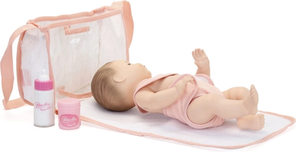 Petitcollin set za presvlačenje za lutke s torbicom 2-u-1