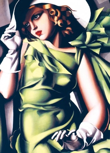 Puzzle EUROGRAPHICS Djevojka u zelenom 1000 dijelova