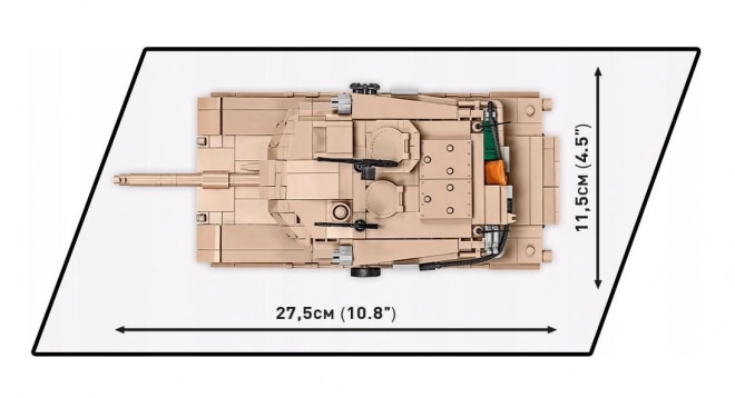 COBI 2622 Oružane snage Abrams M1A2, 1:35, 982 k, 1 f
