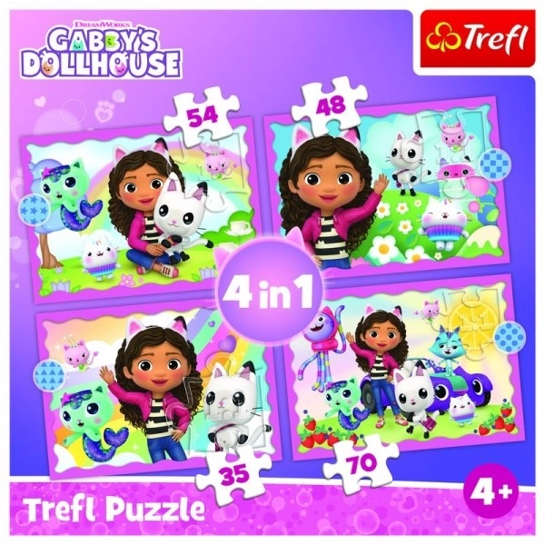 Puzzle 4v1 Kucica mačića Gabija 4+