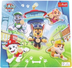 Drvene mini slagalice PSI PATROL – 5 dijelova