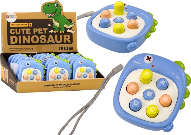 Igra whack a mole dinosaurus plava