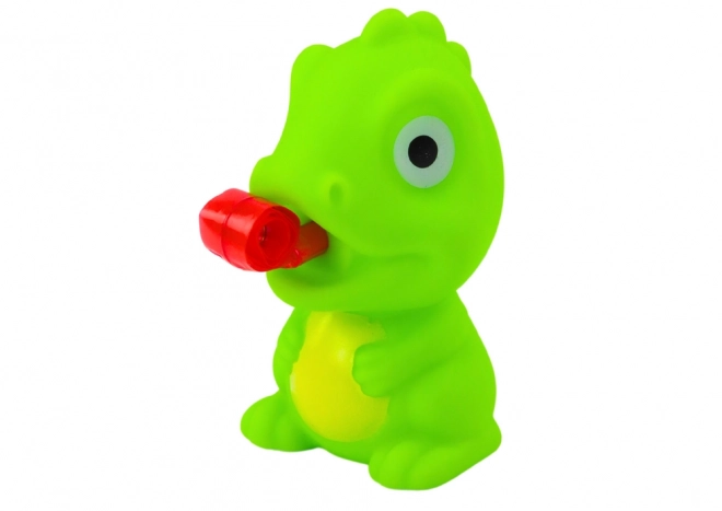 Gumeni dinosaur s pomičnim jezikom zeleni 8 cm