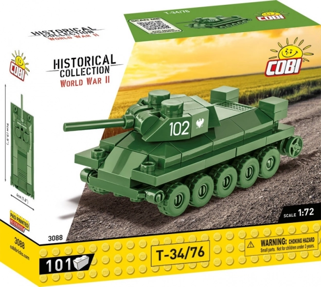 Građevinski set tenka T-34/76