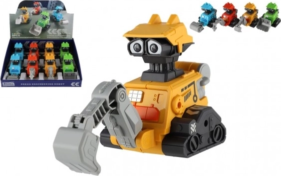 Svemirski robot na zamašnjak – plastični vozni robot 14 cm, 4 vrste