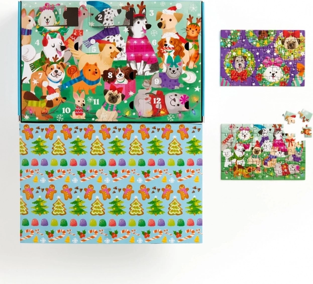 Blagdansko odbrojavanje Puzzle set 12 kom