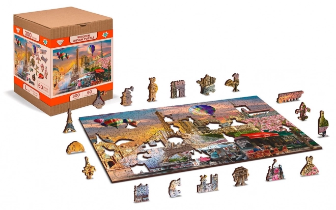 Drvene puzzle Proljeće u Parizu