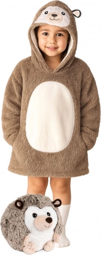 Presladak ježev dizajn s kapuljačom