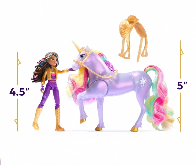 Sophia i Wildstar iz Akademije jednoroga s magičnim svjetlom