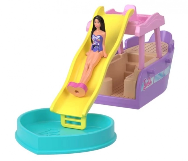 Mini BarbieLand set s Barbie figurom i vozilom