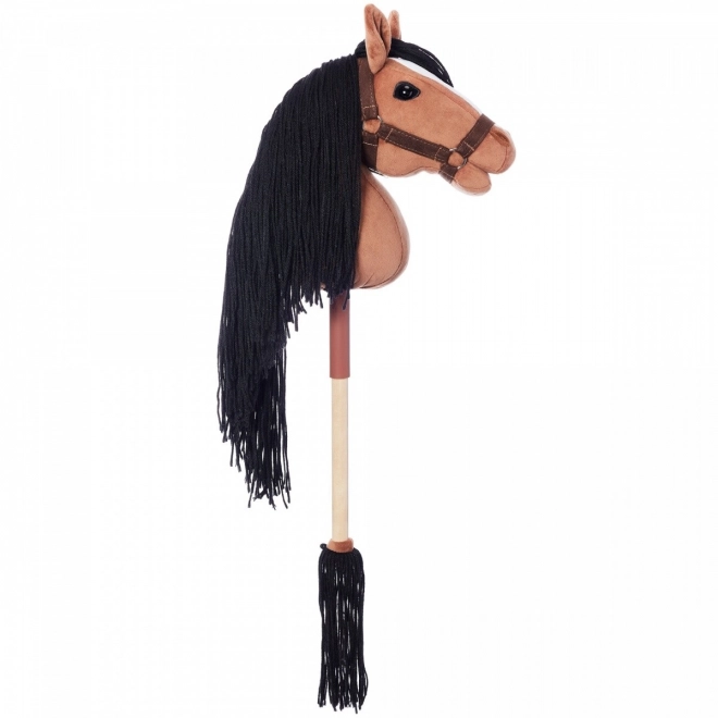 Konj na štapu Hobby Horse HOPPIHORSE tamnosmeđi