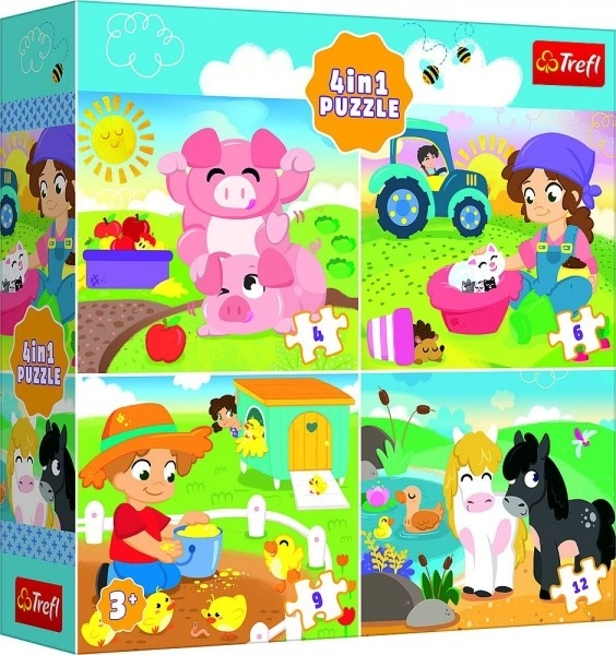 Puzzle Životinje na Selu