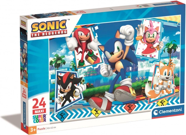 Puzzle Sonic 24 dijelova Maxi za djecu