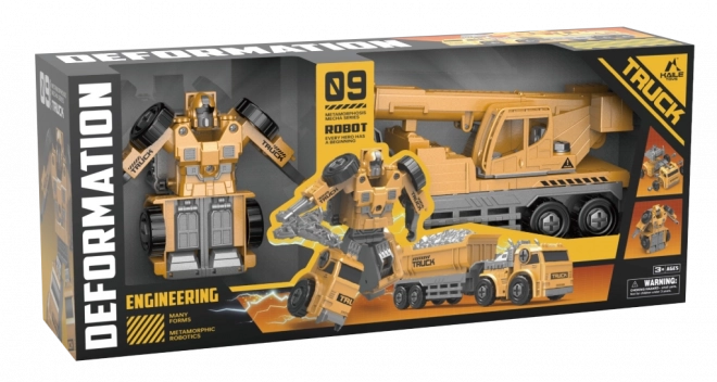 Transformirajući se kamion s dizalicom - robot
