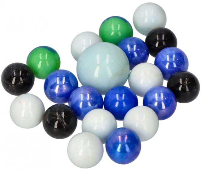 Staklene kuglice Marbles 21 kom - Mramorne kuglice