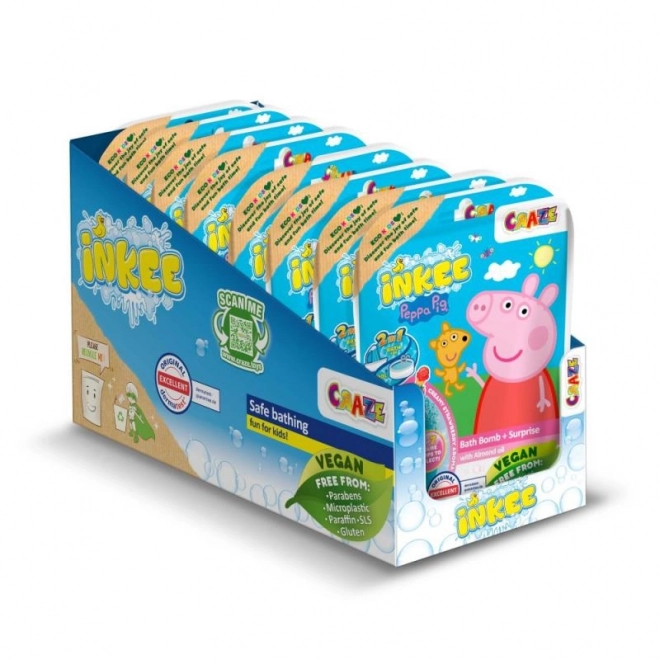 INKEE - Šumeća bomba za kadu s iznenađenjem - Peppa Pig