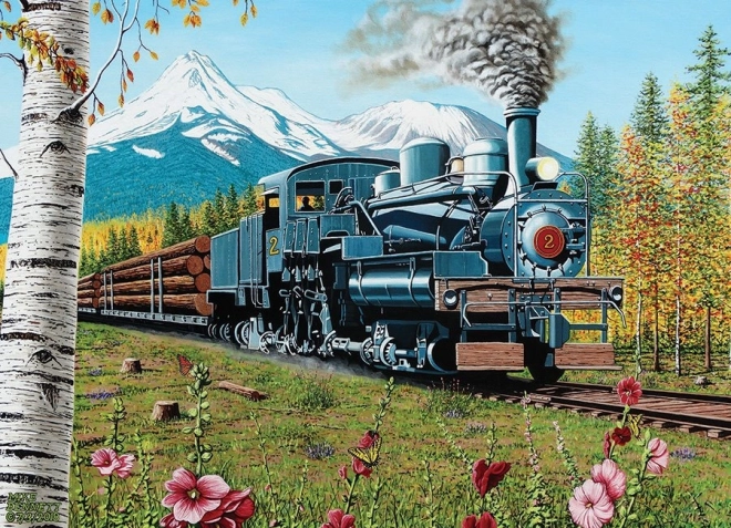 Puzzle Sječa drva 1000 dijelova COBBLE HILL