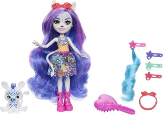 Enchantimals Deluxe Lutka Zemirah Zebrina