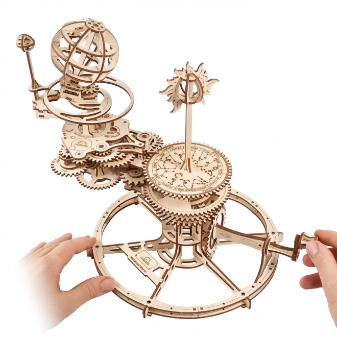 Ugears 3D drvene mehaničke slagalice Tellurium