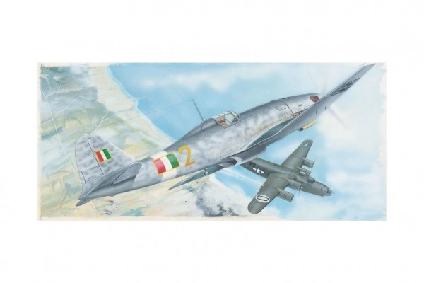 Model Fiat G.55 18,9x23,4 cm u kutiji 31x13,5x3,5 cm