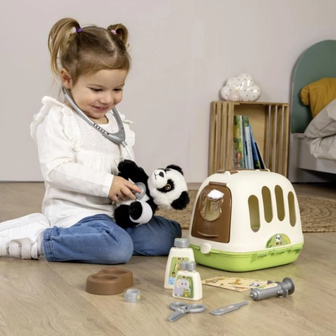 Veterinarska oprema s pandom i transportnim kutijom 2u1