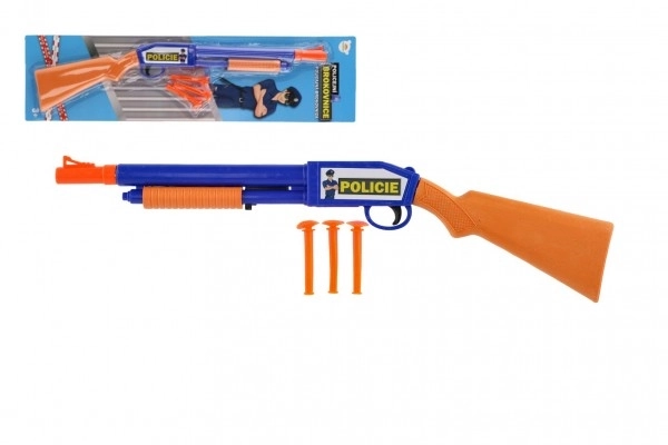 Plastični pištolj na vakumske čašice 48 cm s tri metaka