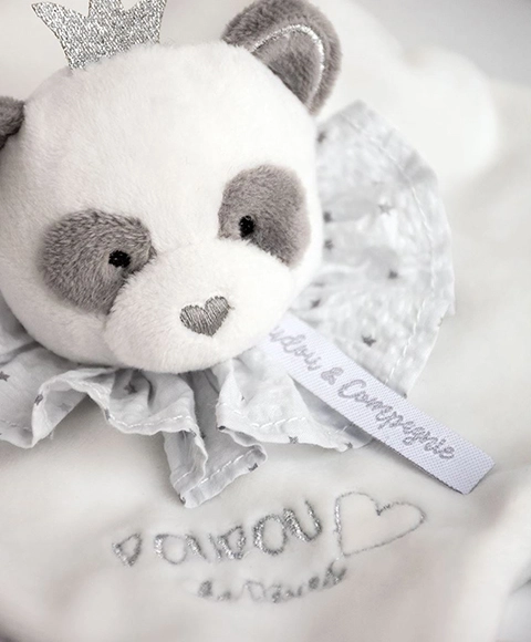 Poklon set - plišana dekica panda