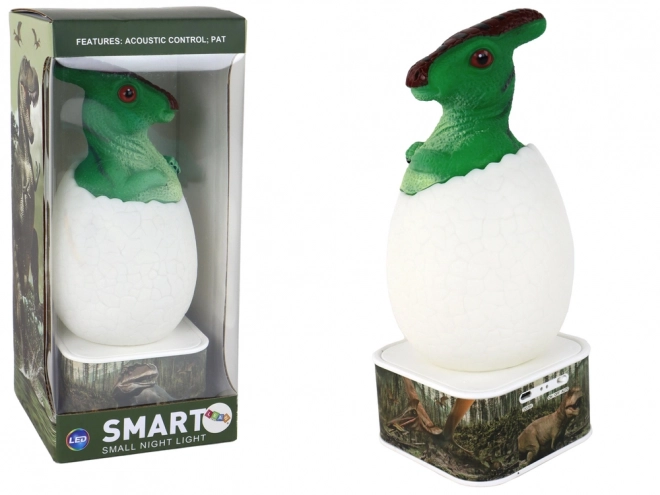 Noćna LED lampica Dino Parašaurolophus USB